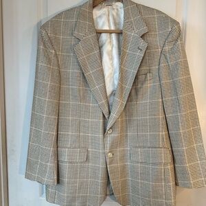 Vintage Peterborough Row For Bloomingdales Houndstooth 2Button Blazer/Sport Coat